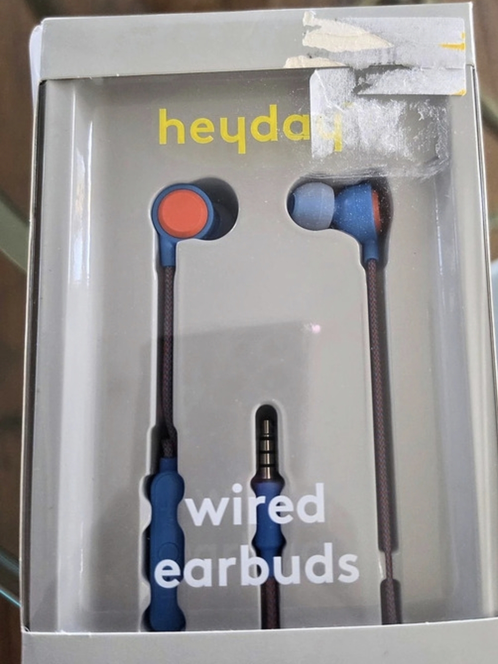 Heyday Turquoise and Coral Wired Earbuds